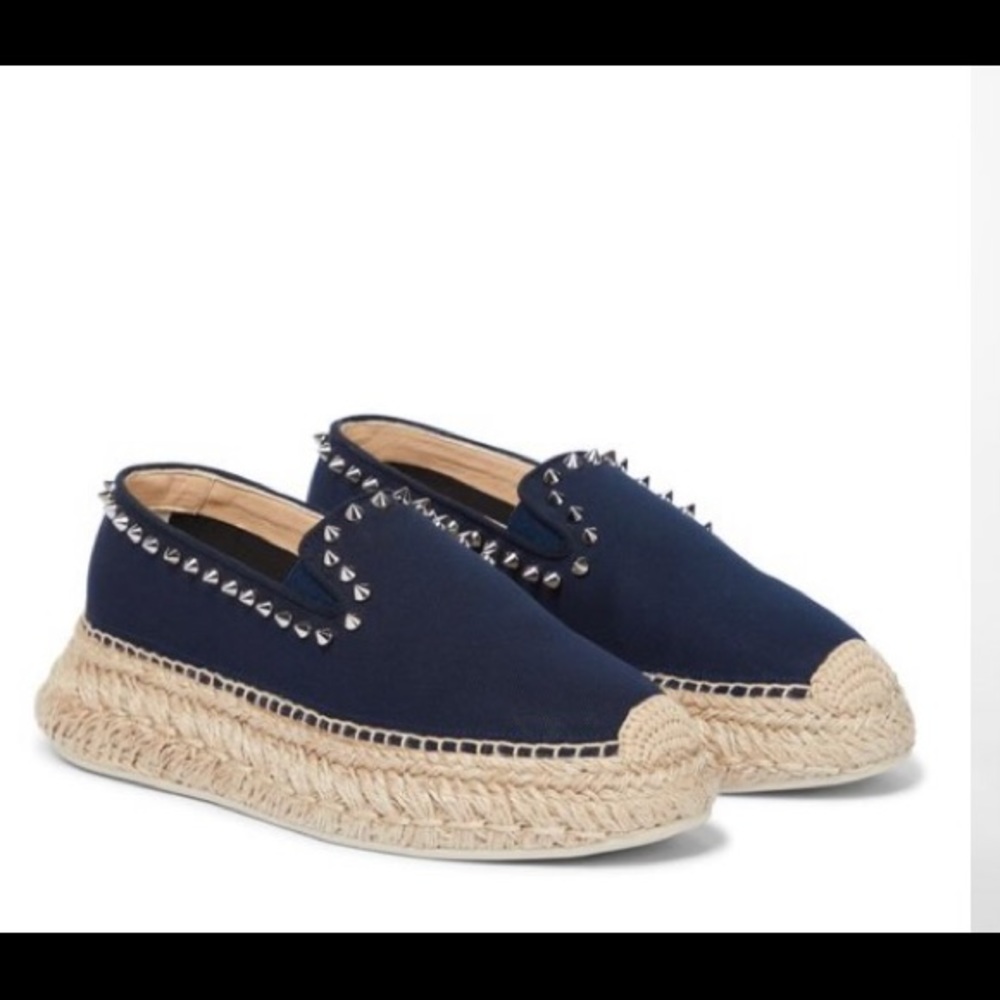 Louboutin Espaboat Espadrilles - Blue - Picture 6 of 10